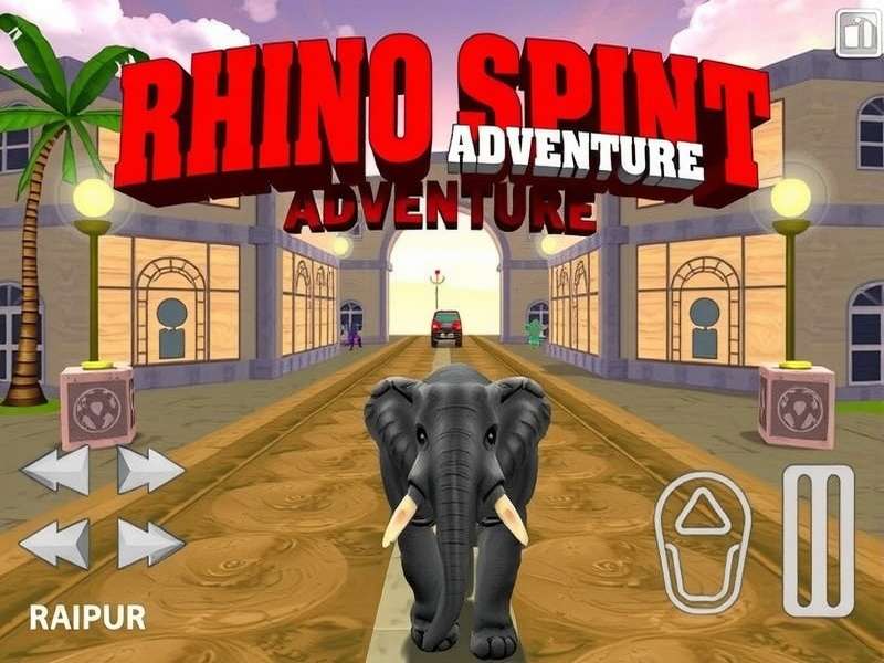Raipur Rhino Sprint Adventure Official Game Cover